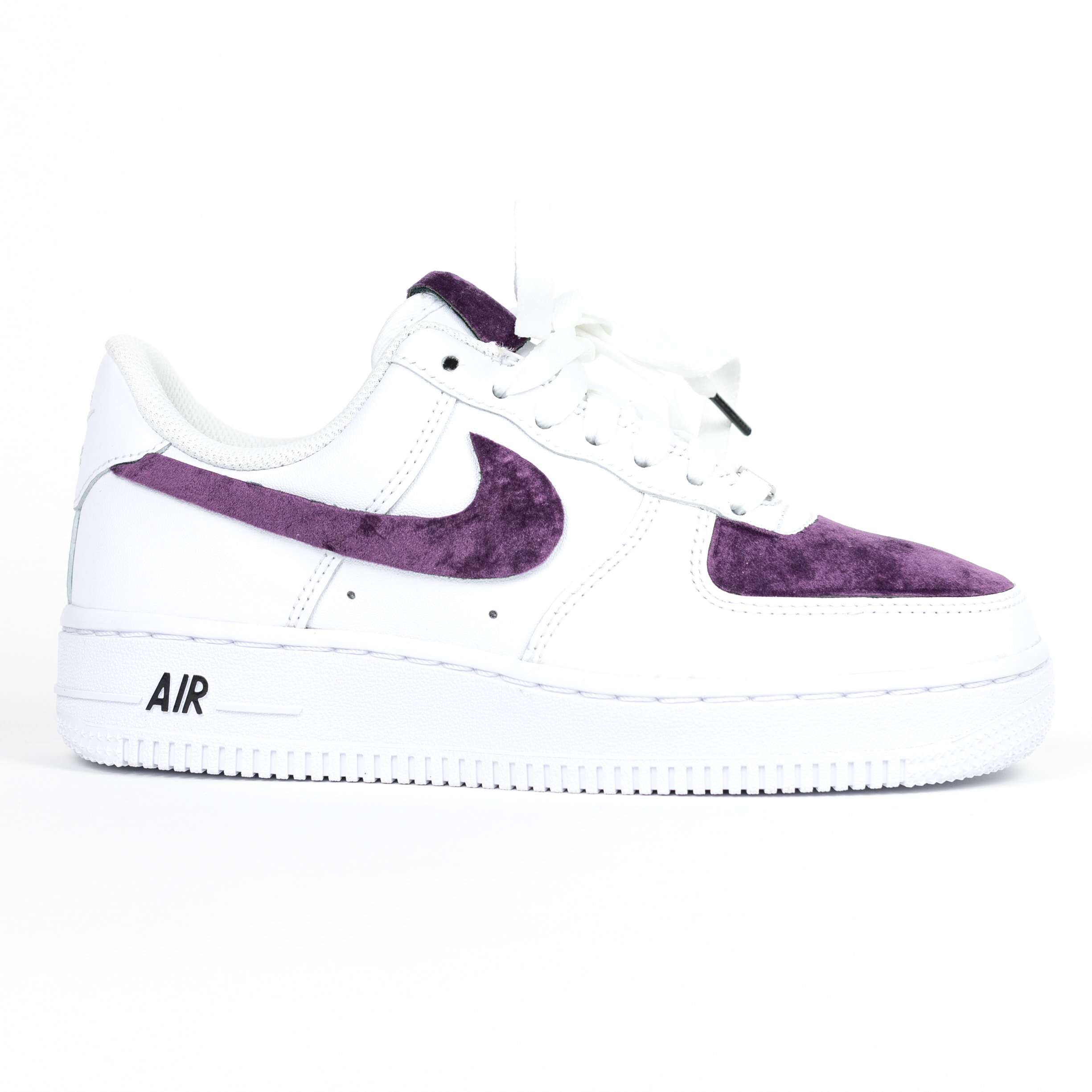 Nike Air Force 1 White Custom 'Purple 