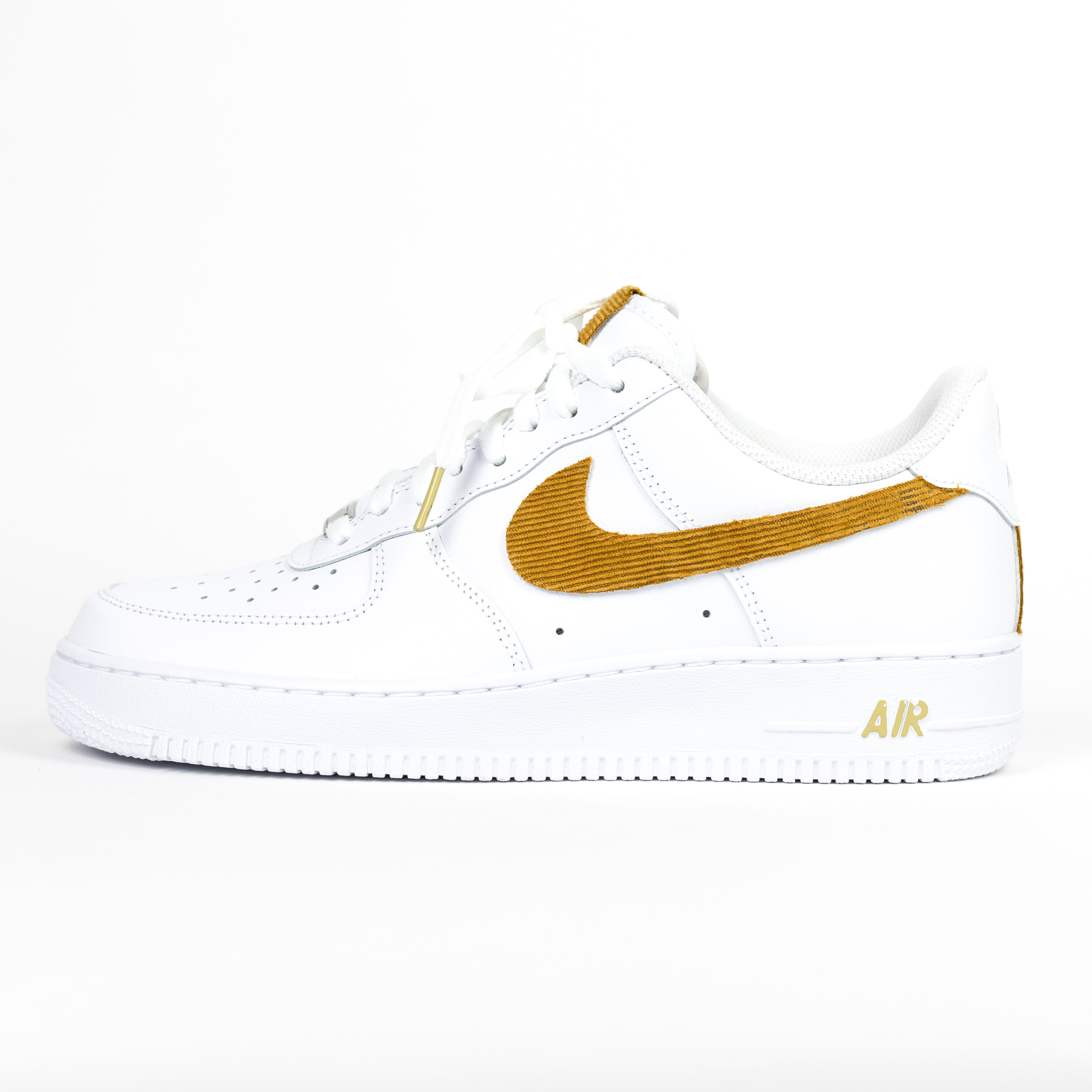 Nike Air Force 1 White Custom 'Gold 
