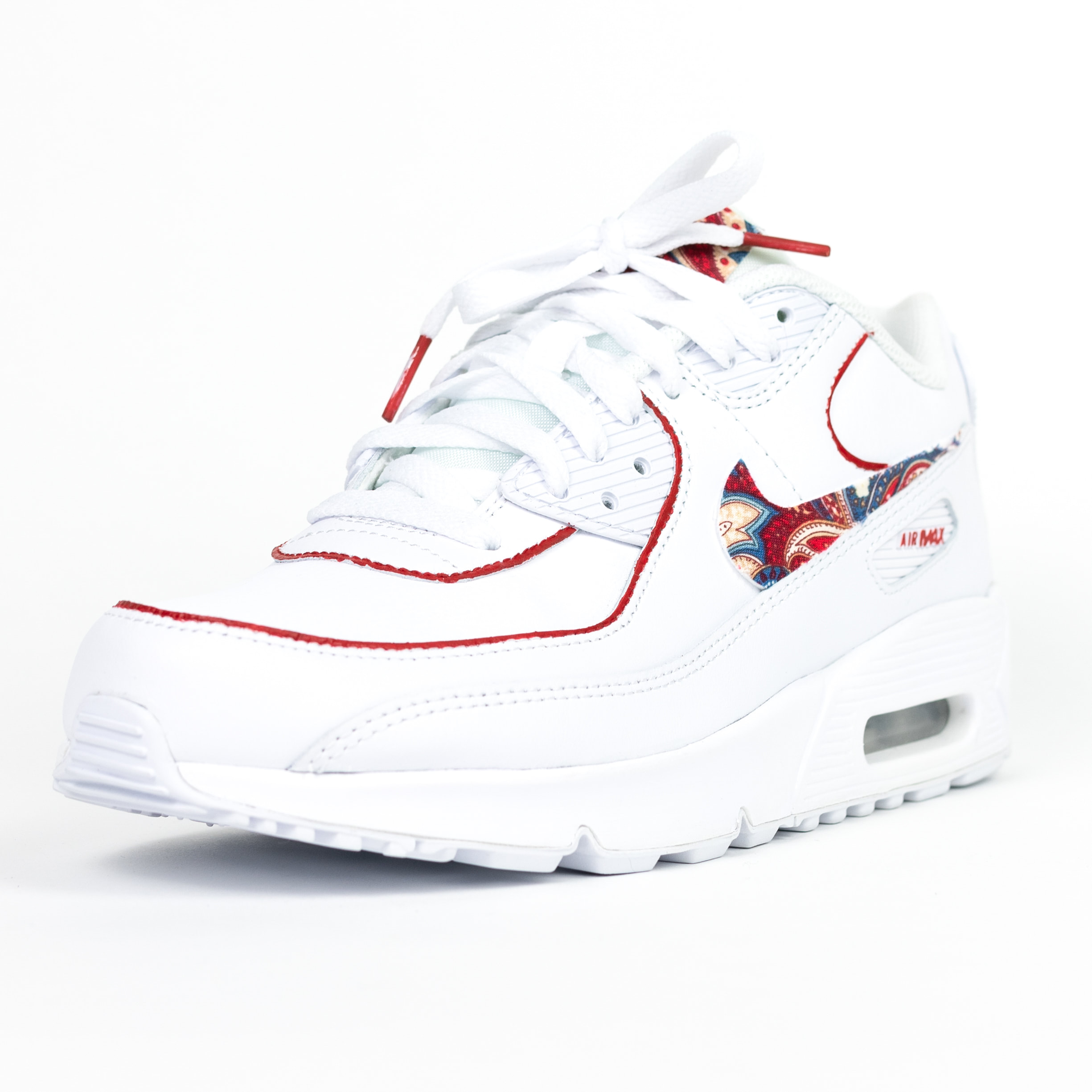 Custom Airmax Red Design With White Drip -  Israel