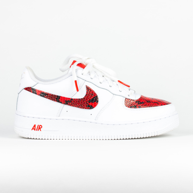 red black and white air force 1s