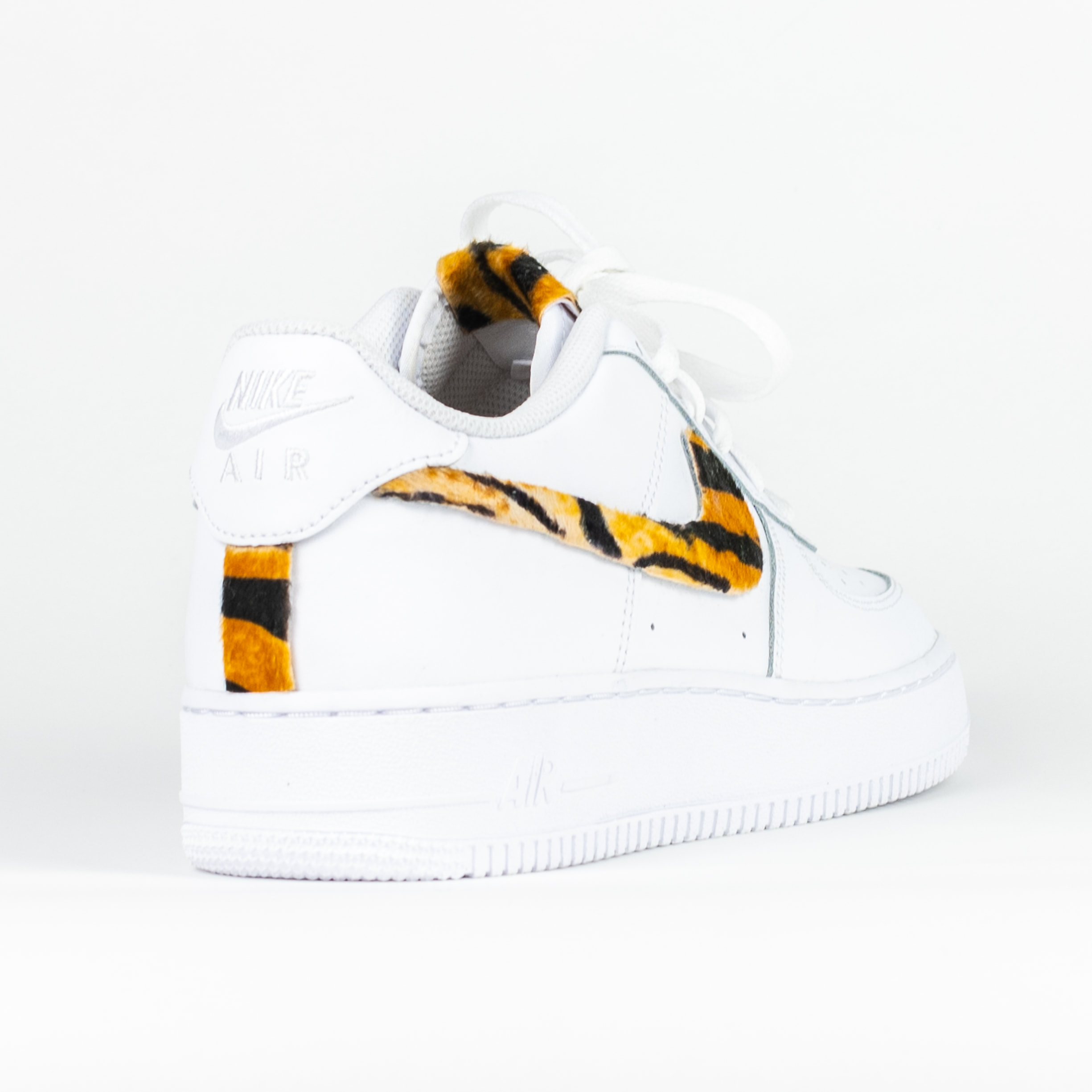 Nike Air Force 1 White Custom 'Tiger King' Edition W/ Custom