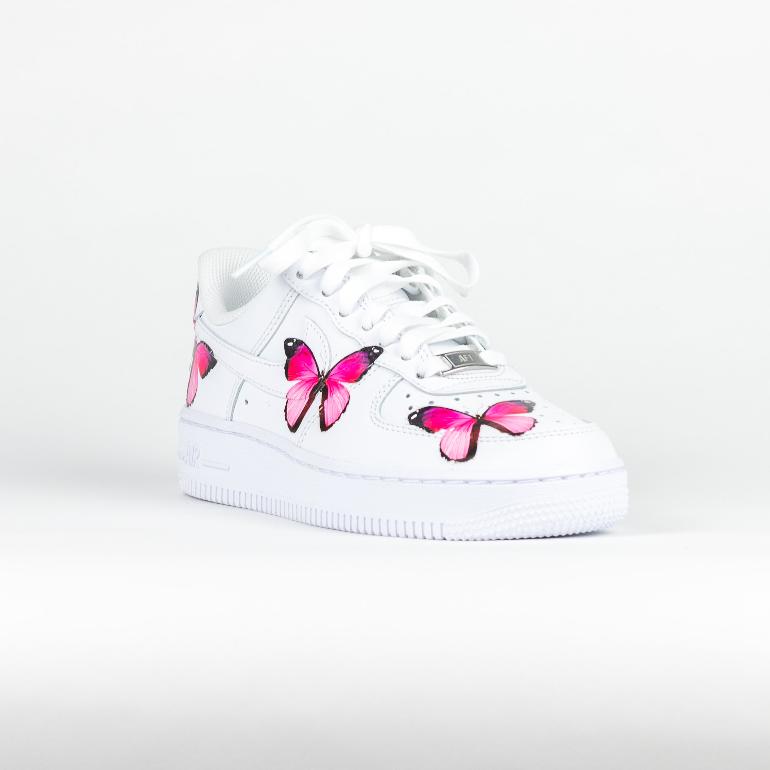 nike air force 1 white butterfly