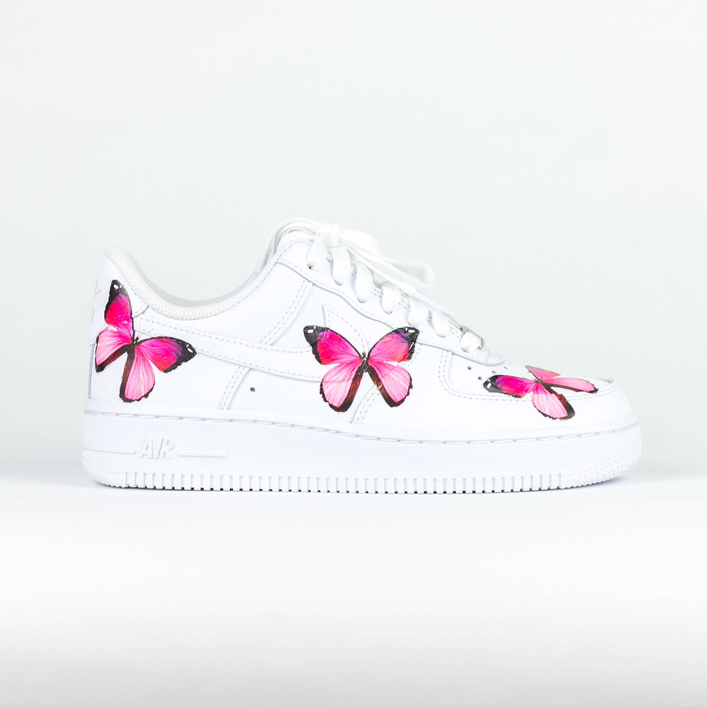 nike air force 1 white with butterflies