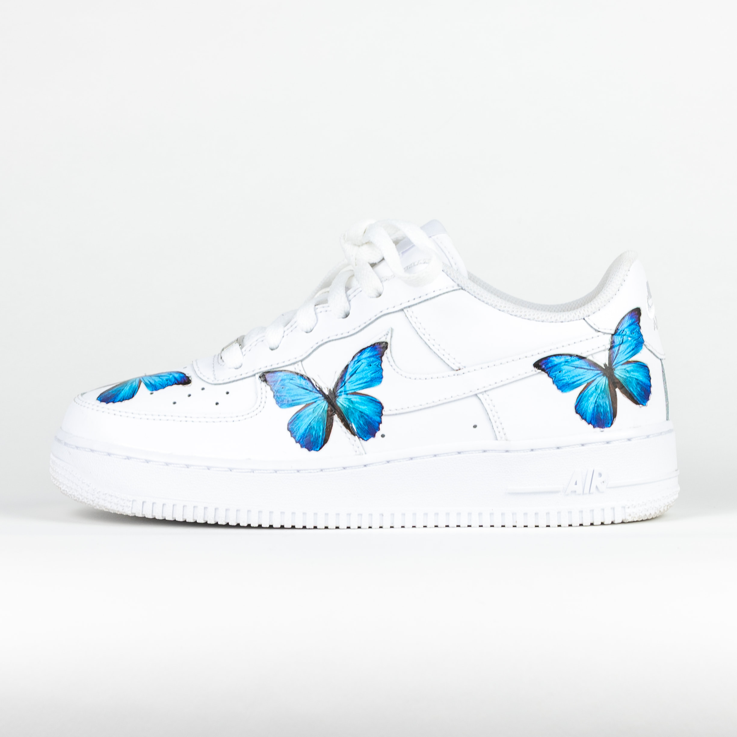 air force ones blue butterfly