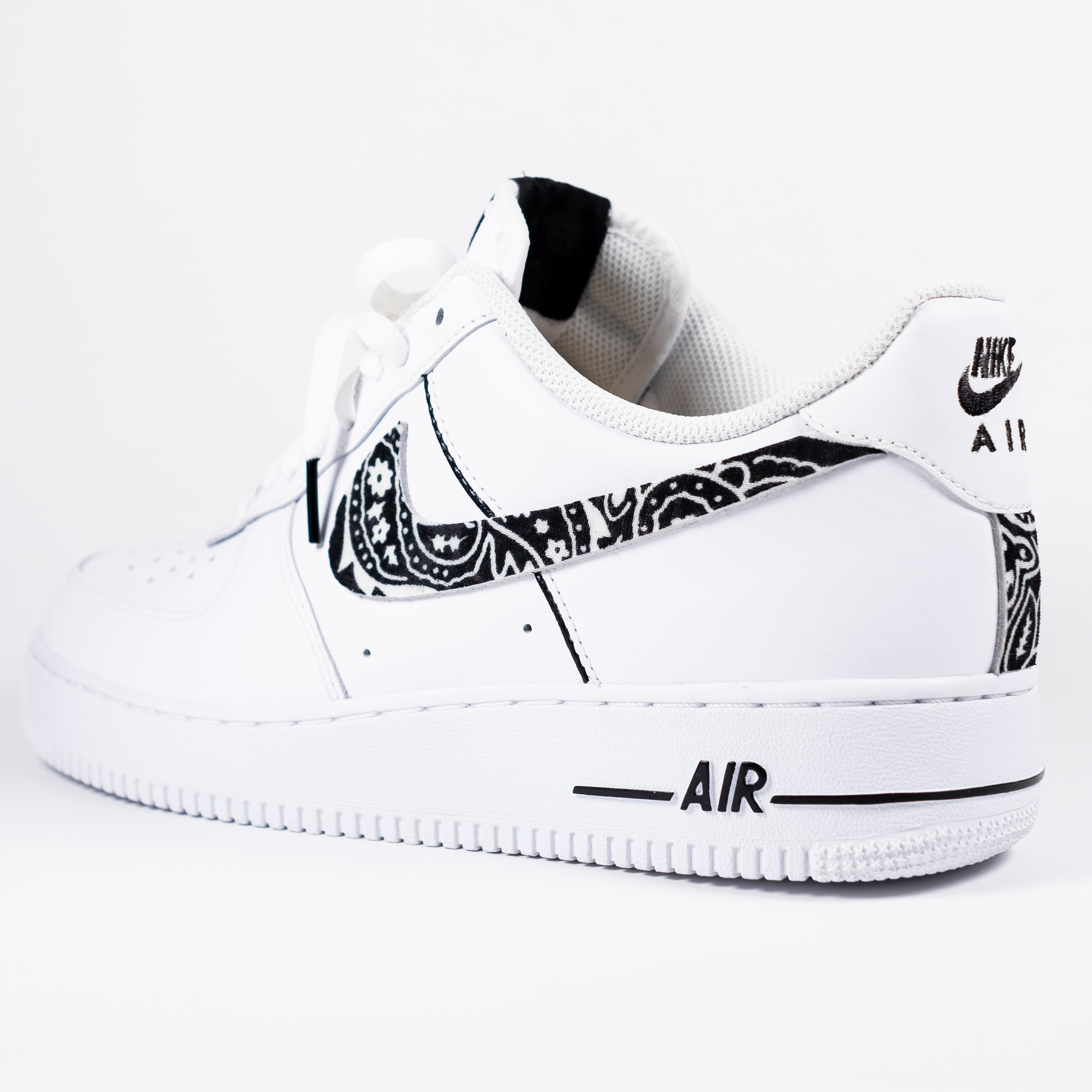 Nike Air Force 1 Low '07 Black/White Shoes - Bandana Fever
