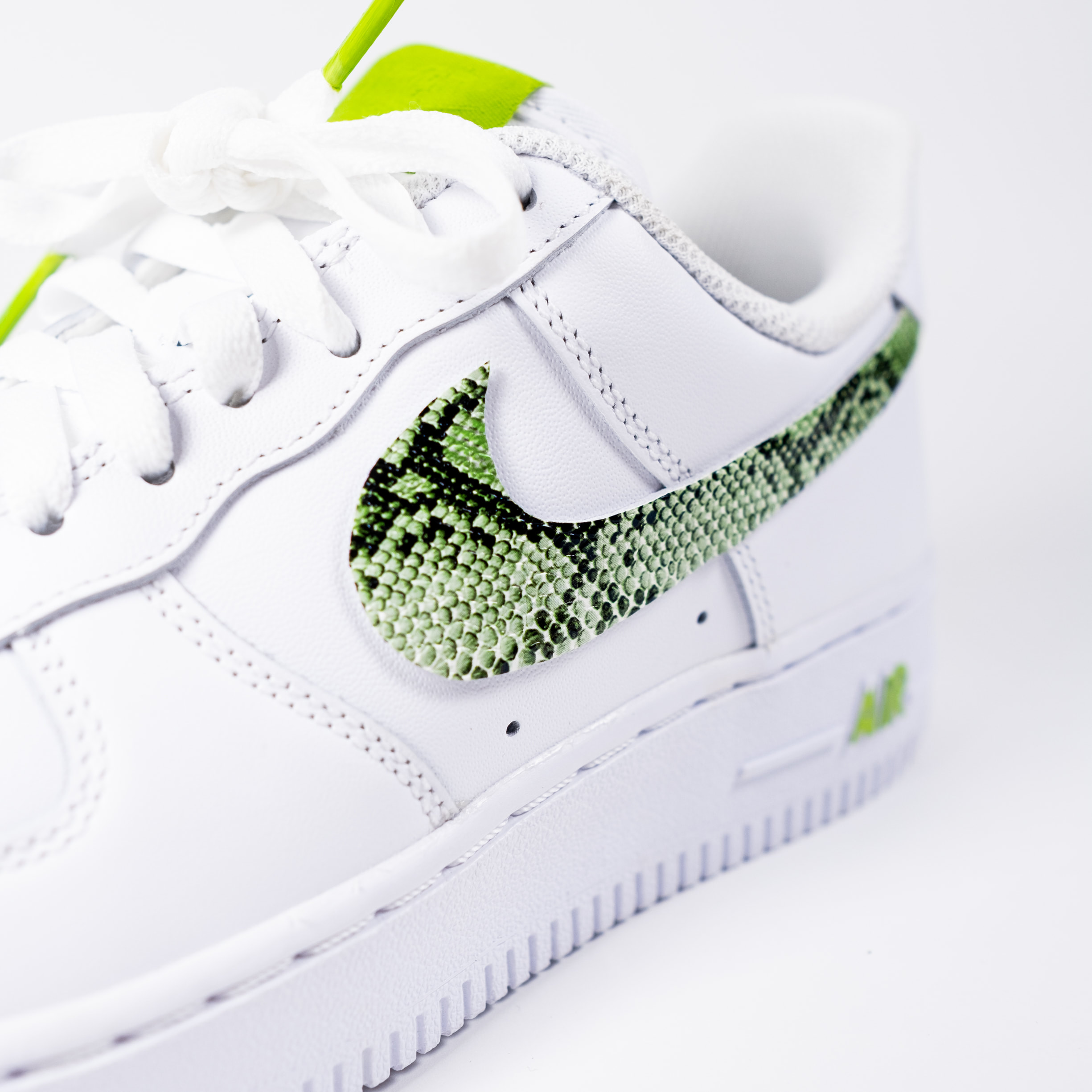 Nike, Shoes, Air Force Neon Green